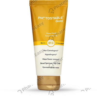 Photostable Gold Spf55 Sunscreen Gel 50g