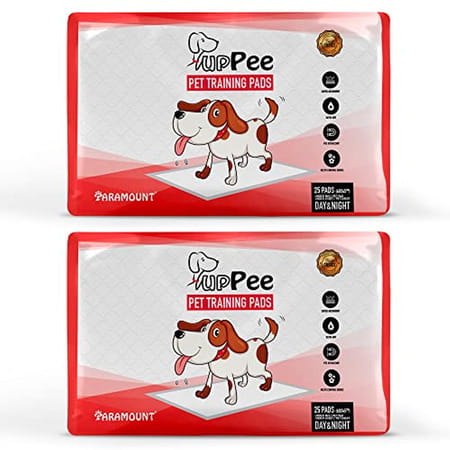 Puppee Pet Training Pad (Underpad) 60 X 45 Cm 25 Pcs Per Packet Pack Of 2