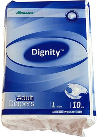 Romsons Dignity Adult Large Diapers 10