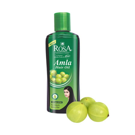 Rosa Amla Hair Oil For Strong ,Long,Thick Hair I Nourishes Scalp I Control Hair Fall I 500ml