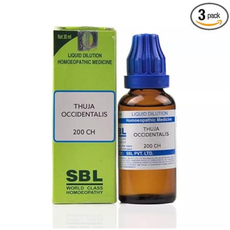 Sbl Thuja Occidentalis Dilution 200 Ch 30 Ml Pack Of 3