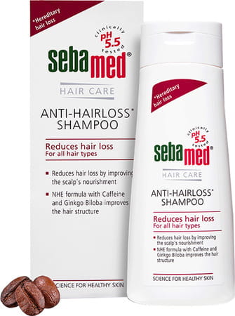 Sebamed Anti-Hairloss Shampoo 200ml | Ph 5.5 | Reduces Hairloss | Caffeine & Gingko Biloba