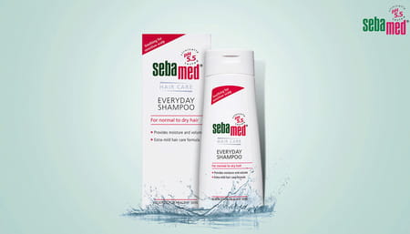 Sebamed Everyday Shampoo 200ml |Ph 5.5 | Normal To Dry Hair | Mild Formula | Gives Moisture & Volume