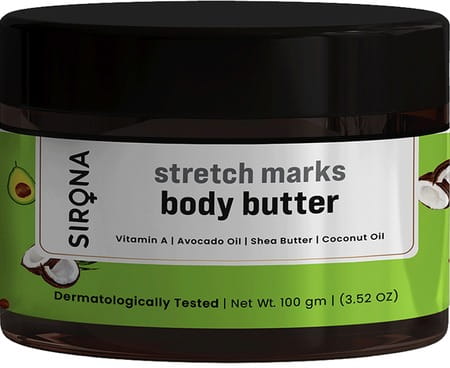 Sirona Natural Stretch Mark Body Butter Cream - 100 Gm