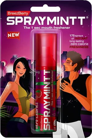 Spraymintt Mouth Freshener Breezberry Flavour 15grm