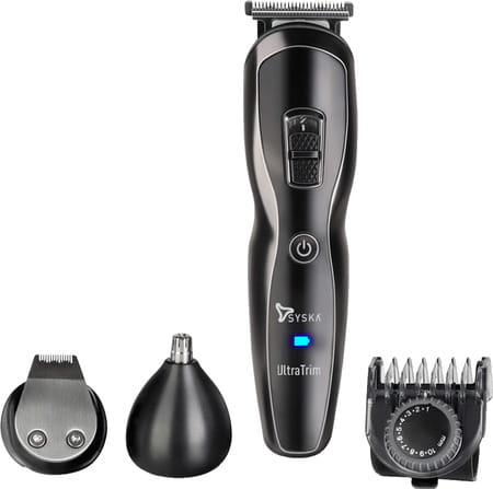 Syska Ht3333k Runtime: 60 Min Trimmer For Men (Black)