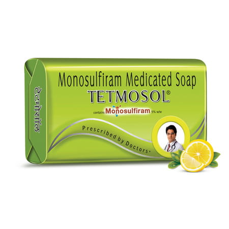 Tetmosol Medicated Soap For Relief From Skin Infections And Daily Bathing - Lime Fragrance - 100g