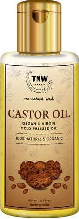 Tnw-The Natural Wash Castor Oil For Hair Skin & Nails Organic Virgin Cold Pressed Oil - 100 Ml