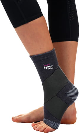 Tynor Ankle Binder Grey Large 1 Unit