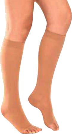 Tynor Medical Compression Stocking Knee High Class 2 (Pair) Beige Medium Pack Of 2