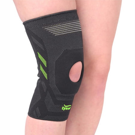 Tynor Knee Cap Air Open Patella Black & Green Medium 1 Unit