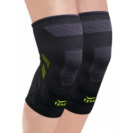 Tynor Knee Cap Air Pro Black & Green Medium Pack Of 2