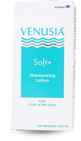 Venusia Soft + Moisturizing Lotion For Sensitive Skin Relieves Excessive Dryness & Itching 100ml