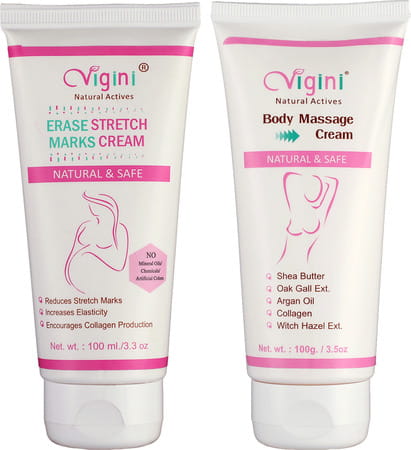 Vigini Erase Stretch Marks Removal Cream & Body Massage Cream 200ml