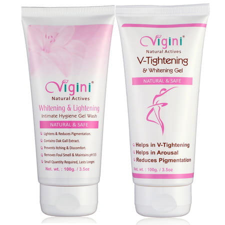 Vigini Vaginal Tightening, Sensual Massage Lubricant Gel, Intimate Whitening Feminine Hygiene Wash