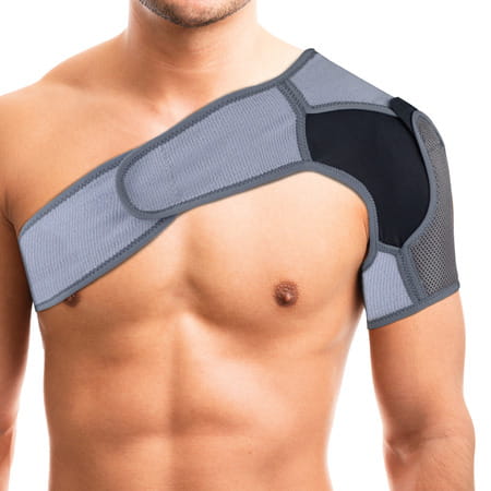 Vissco Shoulder Support For Stability To The Shoulder & Prevent Shoulder Dislocation - Xl (Grey)