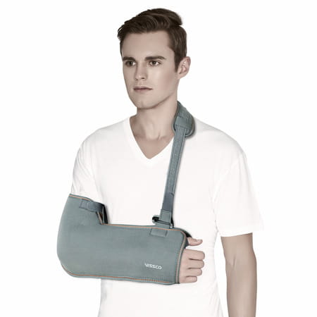 Vissco Tropical Arm Sling | Provides Stability To The Shoulder & Promote Healing - Large (Black)