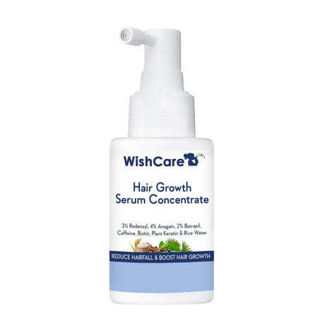 Wishcare Hair Growth Serum Concentrate - Resdensyl|Anagain|Caffeine|Biotin|Keratin|Rice Water (30ml)