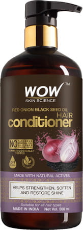 Wow Skin Science Red Onion Black Seed Oil Conditioner  Bottle Of 500 Ml