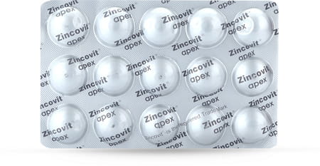 Zincovit Strip Of 15 Tablets (Green)